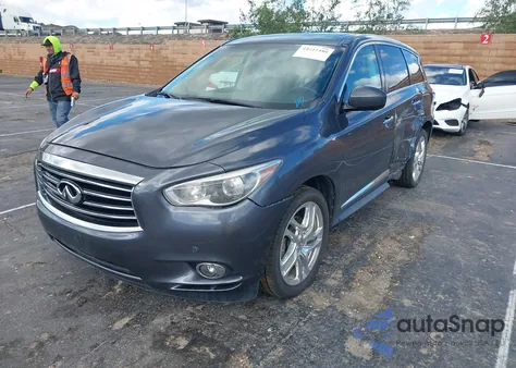 2013 Infiniti Jx35 z USA, uszkodzony, nr VIN 5N1AL0MN6DC313488